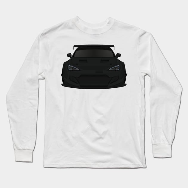 GT86 widebody Black Long Sleeve T-Shirt by VENZ0LIC